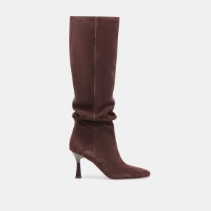 Lousa Boots Mahogany Suede