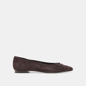 Celio Ballet Flats Walnut Suede