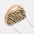 BLACK NATURAL ZEBRA RAFFIA